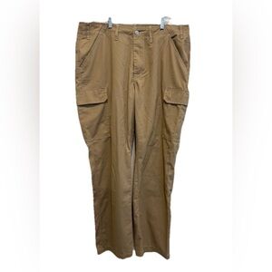 True Religion Men’s Travertine Tan Baggy Classic Cargo Pants Size 36